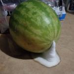 Foaming watermelon