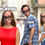 Lemini the Libertarian | BEING WRONG; LEMINI; ALSO BEINGWRONG | image tagged in lemini the libertarian | made w/ Imgflip meme maker