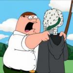 Peter sees Death's face