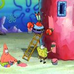 Spongebob painting