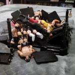 Wrestler Pile Up