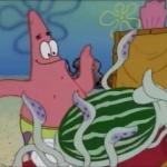 Patrick watermelon meme