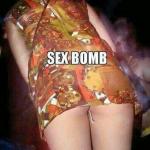 She said she's the bomb