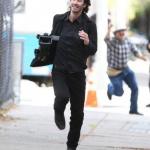 Keanu running away