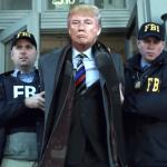 Trump led away in handcuffs meme