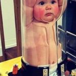 Blender baby | HOW TO MAKE A BABY COLADA: STEP 1 | image tagged in blender baby | made w/ Imgflip meme maker