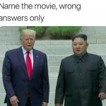 Trump Kim bad movie