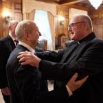 Nelson with cardinal Dolan