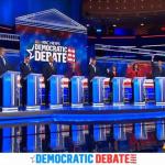 Democrat Debates Raise Hands meme