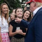 Trump and Young Girls meme
