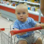 Baby shopping cart