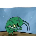 plankton mad spongebob movie meme