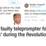 Trump On Teleprompters meme