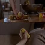 Stabbing with a corn