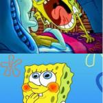 Spongebob Yell/Spongebob Shy meme