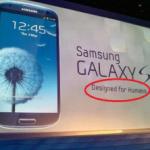 Samsung Galaxy, designed for humans