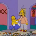 homer crying