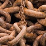 Rusted chains