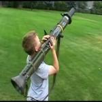 Missile launcher kid