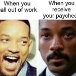 Call Out Of Work vs. Paycheck