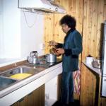 Jimi Hendrix cooking