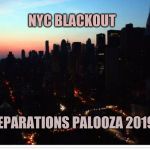 Blackout NYC 2019 | NYC BLACKOUT; REPARATIONS PALOOZA 2019 | image tagged in blackout nyc 2019 | made w/ Imgflip meme maker