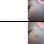 girl nipples hard meme