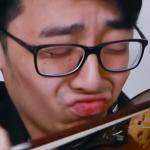 Brett's violin face