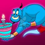 Aladdin Genius happy birthday