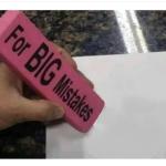 Big mistakes eraser meme