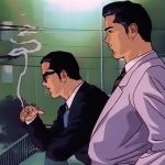 80's Anime Business Men GIF Template