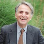 Old Carl Sagan laughing