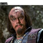 Really, Klingon? | ME: BUYS SILVER AT RECORD HIGH.
ME: SELLS SILVER AT RECORD LOW. XWIFE: | image tagged in really klingon | made w/ Imgflip meme maker