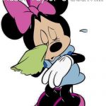 Minnie's Sad About Russi Taylor's Death | I'm so sad about Russi Taylor's death... I'm really gonna miss that great voice actor of me. | image tagged in sad minnie mouse | made w/ Imgflip meme maker