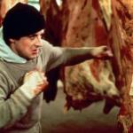 Rocky beating meat
