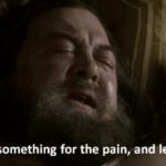 Dying Robert Baratheon