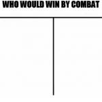 Who Would Win by Combat meme