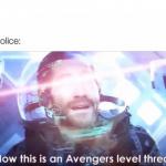 avengers level threat meme