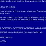 Smartphone BSOD