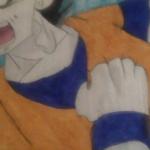 Goku heart attack drawing