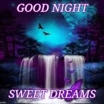 Good night | GOOD NIGHT; SWEET DREAMS | image tagged in good night | made w/ Imgflip meme maker