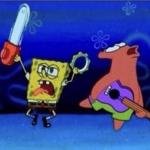 Spongebob and Patrick guitar