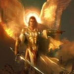 Archangel Angel Michael | GET THE HELL OUT | image tagged in archangel angel michael | made w/ Imgflip meme maker