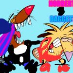 angry beavers | NORBERT; DAGGETT | image tagged in angry beavers,panty and stocking | made w/ Imgflip meme maker