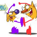 CatDog's super suit | image tagged in catdog | made w/ Imgflip meme maker