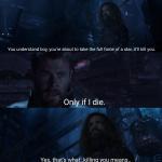 Thor death meme meme