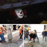 Sewer clown it