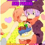 Anime | ANIME CHOWDER AND PANINI:; FABULOUS!😍❤️💖 | image tagged in anime | made w/ Imgflip meme maker