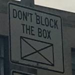 DONT BLOCK THE BOX