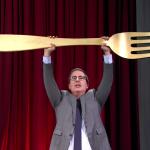 John Oliver has a fork